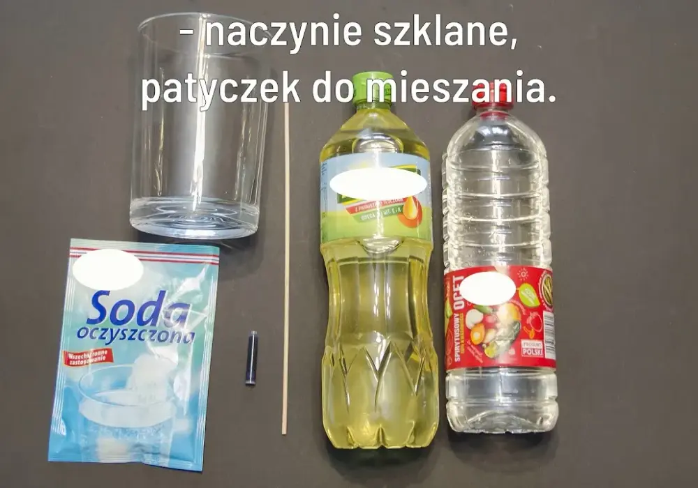 Eksperyment z olejem, sodą i octem - zaskakujące efekty reakcji