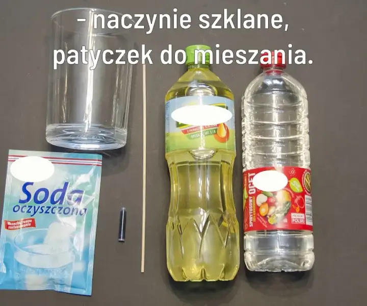 Eksperyment z olejem, sodą i octem - zaskakujące efekty reakcji